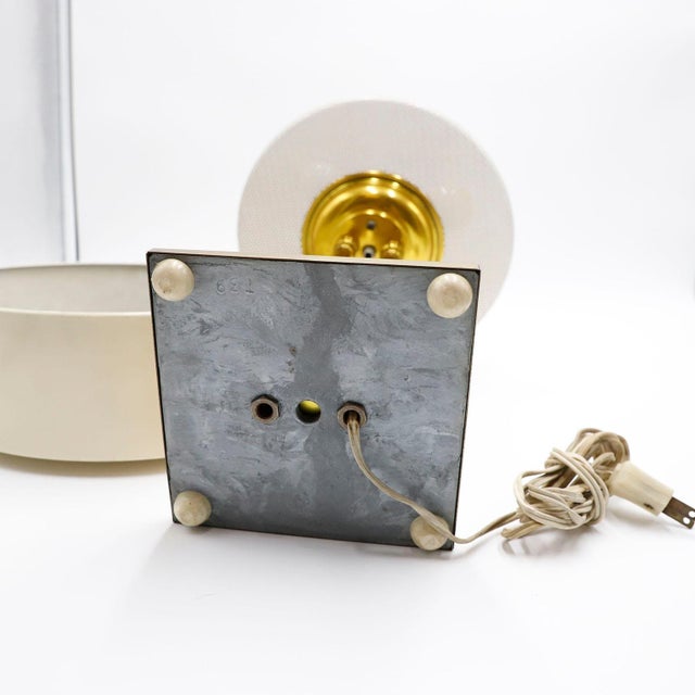 1940s 1940s Art Deco Beige Table Lamp For Sale - Image 5 of 5