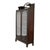 An antique Arts & Crafts period two-door bookcase, crafted from oak around 1910. The bookcase features a distinctive...