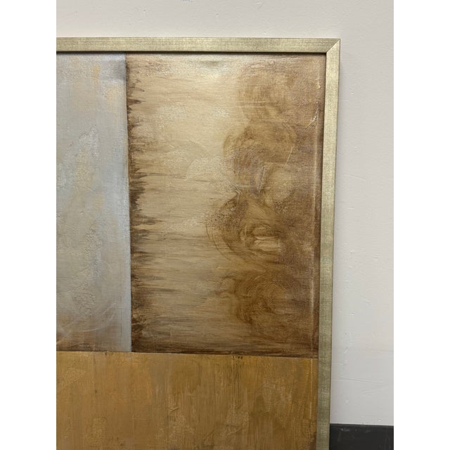 Textile Soyeon for Z Gallerie “Flatiron” Abstract Canvas Artwork For Sale - Image 7 of 12