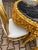 1970s Italian Baroque Gold Marble Leather Dining Set 5Pc For Sale - Image 4 of 18