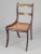 Regency Simulated Rosewood and Brass Side Chair For Sale - Image 4 of 10