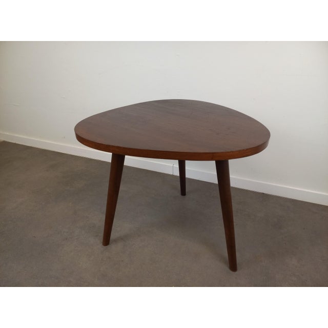 Wood Tripod Side Table, 1950s For Sale - Image 14 of 14