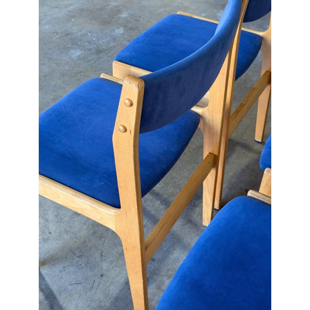 Mid 20th Century Set of 5 Danish Modern Dining Chairs in the Style of Erik Buch For Sale - Image 9 of 11
