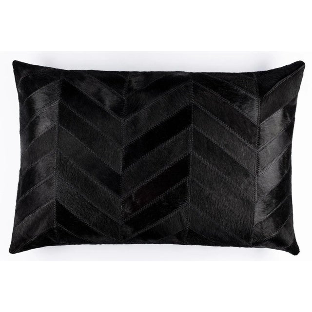 Handcrafted Cowhide Pillow: Luxurious, Genuine Cowhide Leather Throw Pillows Meticulously Hand Crafted Into A Stunning...
