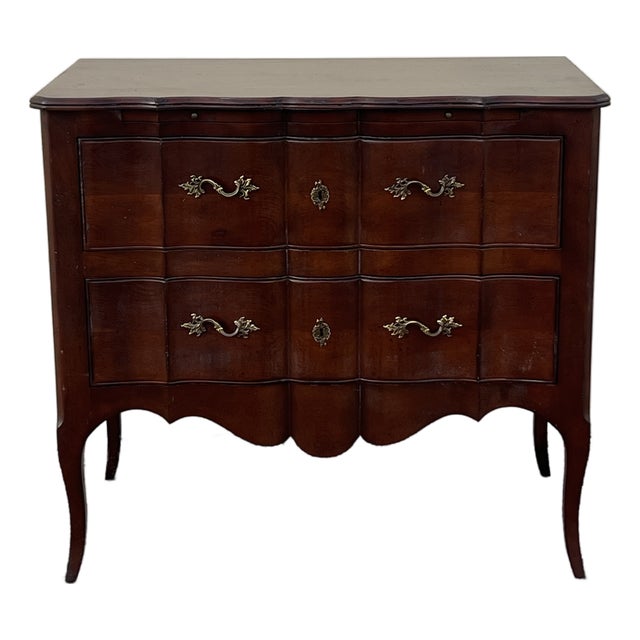 1970s French Provincial Chest of Two Drawers For Sale