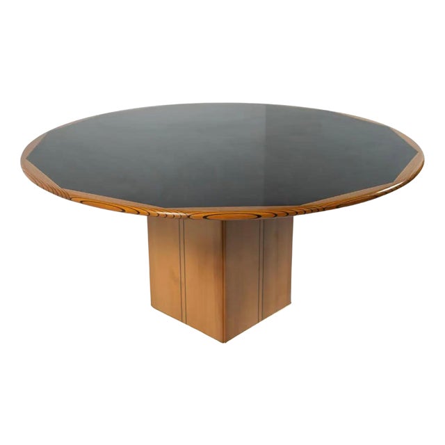 Artona Series Africa Round Table attributed to Afra & Tobia Scarpa for Maxalto, 1970s For Sale