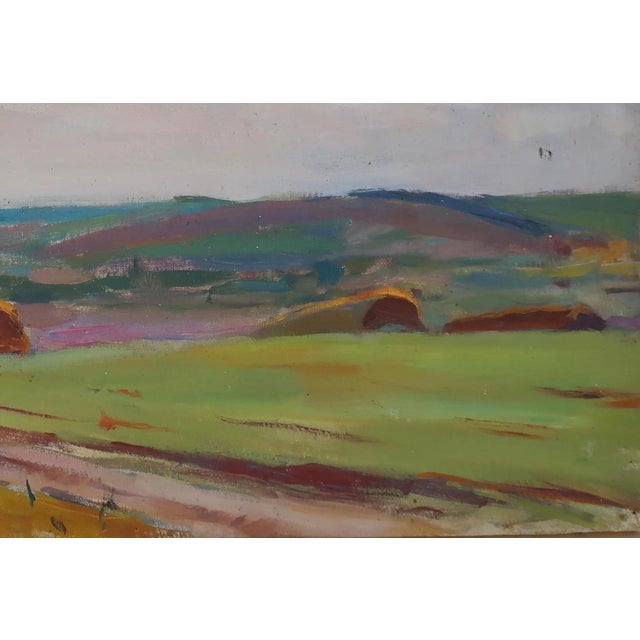 Vintage Ukrainian Landscape Oil Painting, Soviet Impressionism, 1970s 42-63 For Sale - Image 6 of 6