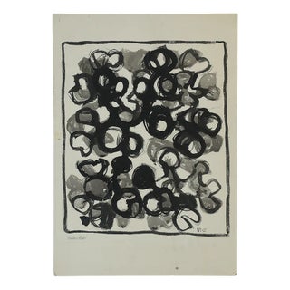 Margareta Treutiger, Vattenväxt, Mixed Media on Board, 1965 For Sale