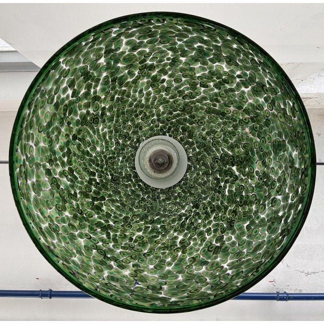 Italian Green Neverrino Pendant Light by Gae Aulenti for Vistosi, 1970s For Sale - Image 15 of 18