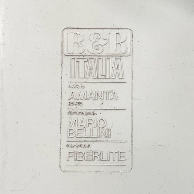 White Amanta Coffee Table by Mario Bellini for C&B Italia, 1960s For Sale - Image 8 of 9