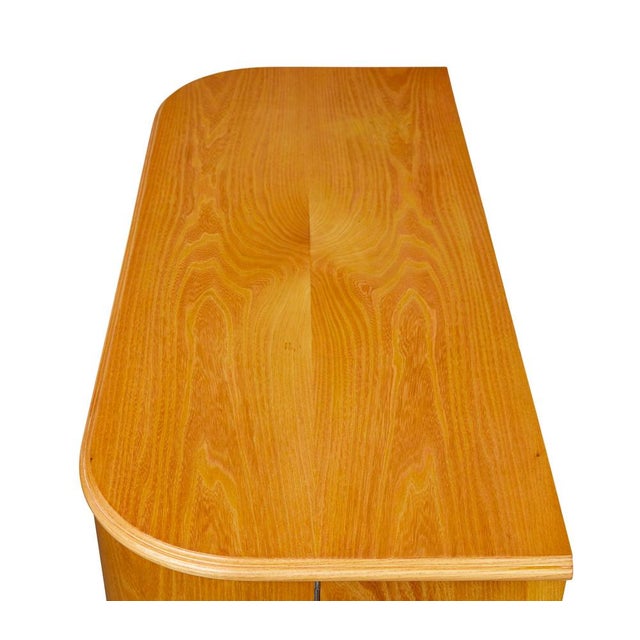 Wood Small Mid-Century Modern Sideboard in Elm and Burr by Tingstroms, 1960 For Sale - Image 7 of 10