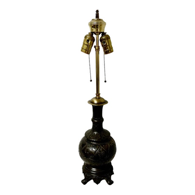Early 20th Century Vintage French Empire Lamp For Sale