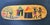 Vintage African Folk Art Hand-Painted Wooden Wall Panel Village Scene Decor For Sale - Image 4 of 6