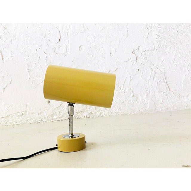 Adjustable Mustard Metal Spotlight, 1970s For Sale - Image 4 of 5