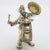 Vintage Italian Handmade Genuine Silver Large Angini Branded Street Artist With Drums Figurine, Made in Arezzo (Tuscany) For Sale - Image 6 of 12