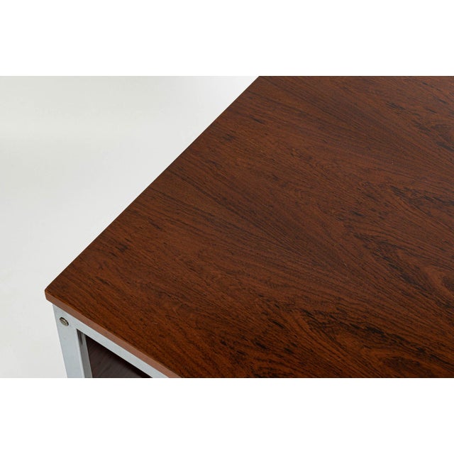Mid Century Modern Rosewood Writing Desk by Jean Gillon for Italma, Made in Brazil For Sale - Image 17 of 18