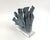 Chinoiserie Natural Blue Coral Specimen on Acrylic Base For Sale - Image 3 of 7