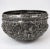 Large 19th Century Antique Burmese Silver Bowl For Sale - Image 4 of 7