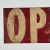 Vintage Large Hand Made Double Sided "Open/Closed" Metal Sign in Firetruck Red For Sale - Image 4 of 9