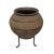 Tribal Vintage African Bida Water Vessel on Stand For Sale - Image 3 of 6