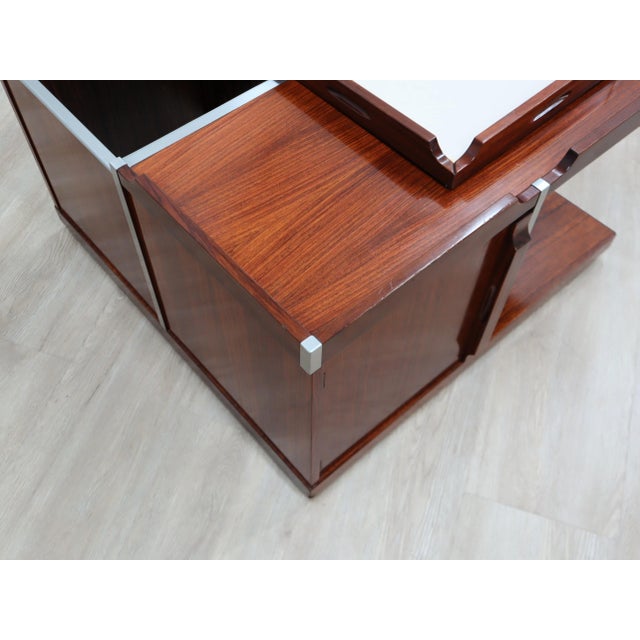 Brown Modular Bar Cube Coffee Table from Fiarm, 1970s For Sale - Image 8 of 13