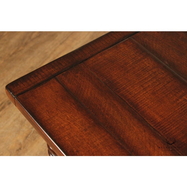 Pottery Barn Pottery Barn English Traditional Style Square Top Side Table For Sale - Image 4 of 12