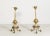 Art Nouveau Gothic Brass Candleholders, 1890s For Sale - Image 6 of 6