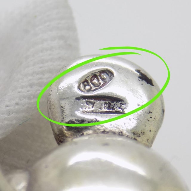 Silver Vintage Italian Handmade Genuine Silver Minnie With Umbrella Character Figurine Sculpture, Made in Arezzo (Ar, Tuscany) For Sale - Image 8 of 10