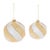 Kenneth Ludwig Chicago Distressed Glass Ball Ornament (Set of 6) For Sale - Image 4 of 7