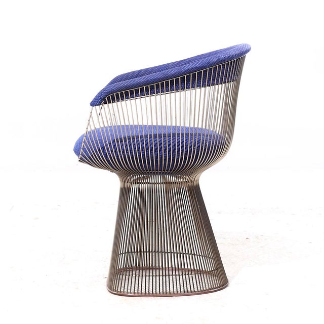 Metal Warren Platner for Knoll Mid Century Dining Chairs - Set of 6 For Sale - Image 7 of 11