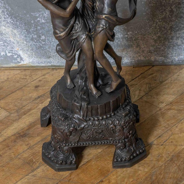 1950s Mid-Century Bronze Plant Stand, 1950s For Sale - Image 5 of 10