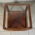 Vintage Italian Square Coffee Table in Wood and Glass, Double Top, 1960s For Sale - Image 4 of 9