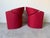 Italian Postmodern Matteo Grassi–Style Red Upholstered Accent Chairs – A Pair For Sale In Miami - Image 6 of 12