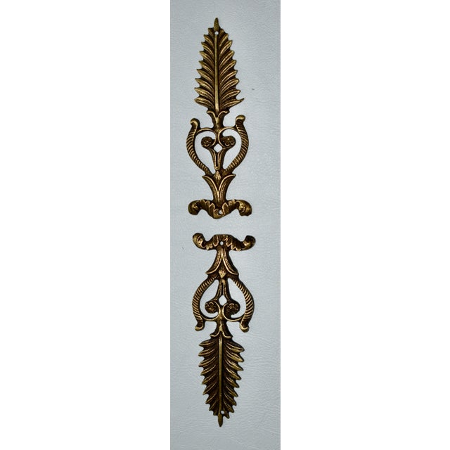 Metal Antique Brass French Empire Style Decorative Furniture Ormolu For Sale - Image 7 of 11