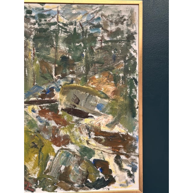 Rune Persson, Forest, 1950s, Oil on Canvas, Framed For Sale - Image 7 of 13