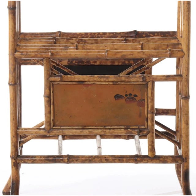 Aesthetic Movement Japanned Bamboo Side Table, Late 19th Century For Sale - Image 4 of 7