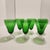 Bring a splash of Mid-Century sophistication to your table or bar cart with this striking set of six vintage water goblets...