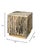 Modern Cube Side Table, Dripped Resin For Sale - Image 3 of 6