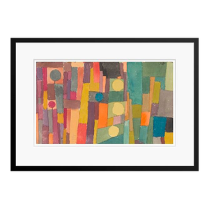 Paul Klee 'Step' Archival Pigment Print Framed in Black Reproduction
