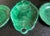 Antique English Green Majolica Bread Basket and Wall Plates- Set of 3 For Sale - Image 11 of 16