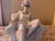CContemporary Pop Art Ceramic Sculpture of Reclining Woman in Armchair – 28 cm A striking and wonderfully quirky ceramic...