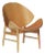 Challenger White Oiled Oak Cognac Orange Chair by Warm Nordic For Sale