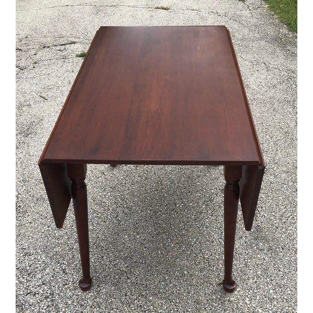 MidCentury L. Hitchcock Stenciled Drop Leaf Dining Table Chairish