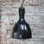 Industrial Black Enamel and Brass Pendant Light, 1950s For Sale - Image 4 of 5