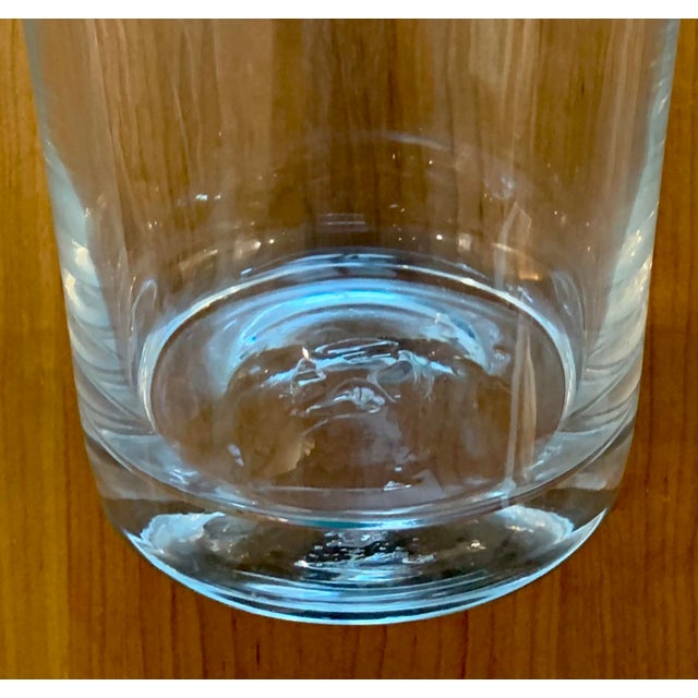 Glass 1980s American Classic Ice Bucket by Simon Pearce For Sale - Image 7 of 7