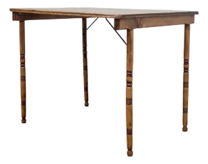 Antique American Folding Work Table Accent Table Sewing Table