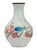 A vintage Japanese enameled copper vase. Showa era, mid-20th century. Bottle-shaped piece worked in copper wire and...
