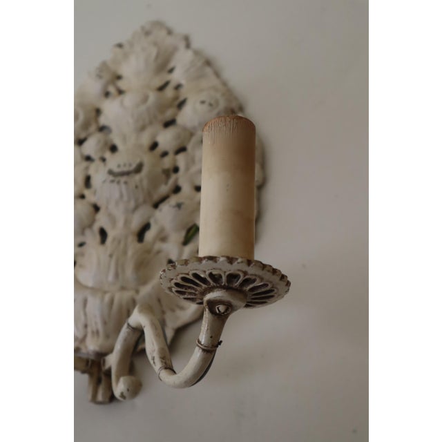 Victorian German Wall Sconces in Cast Brass, 1890, Set of 2 For Sale - Image 3 of 10