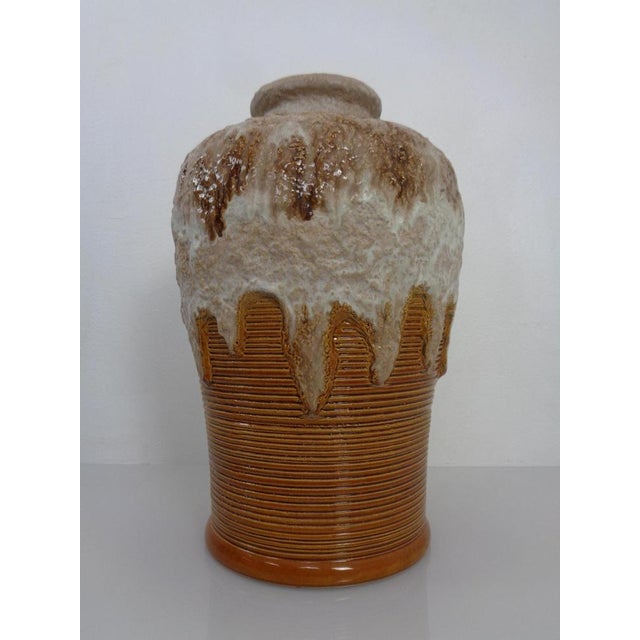 1970s Large Lava Ceramic Model 650/45 Vase from Dümler & Breiden, Germany, 1970s For Sale - Image 5 of 18