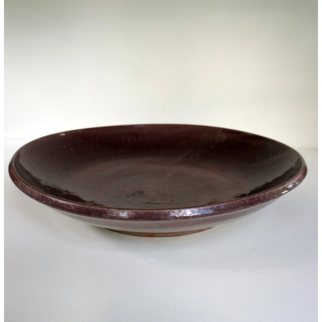 Contemporary 1980s Vintage Lively Earth Decorative Platter For Sale - Image 3 of 11